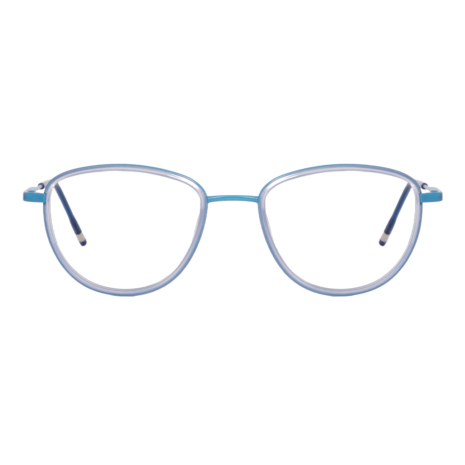 Matt Blue Cat Eye frame