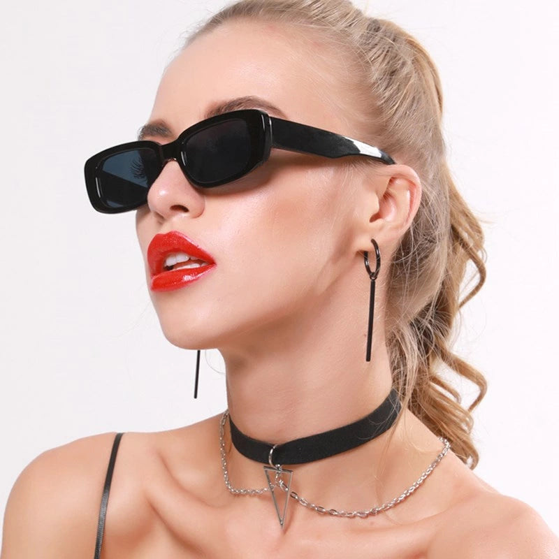 Black side thick sunglasses for women