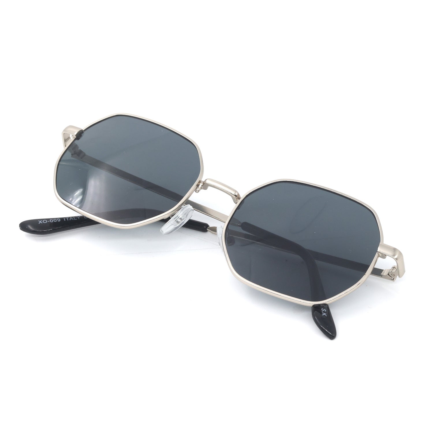 Hexa UV protection metal sunglasses unisex frame