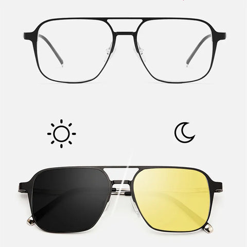 3 in 1 magnetic clip on eyeglasses + sunglasses All in One