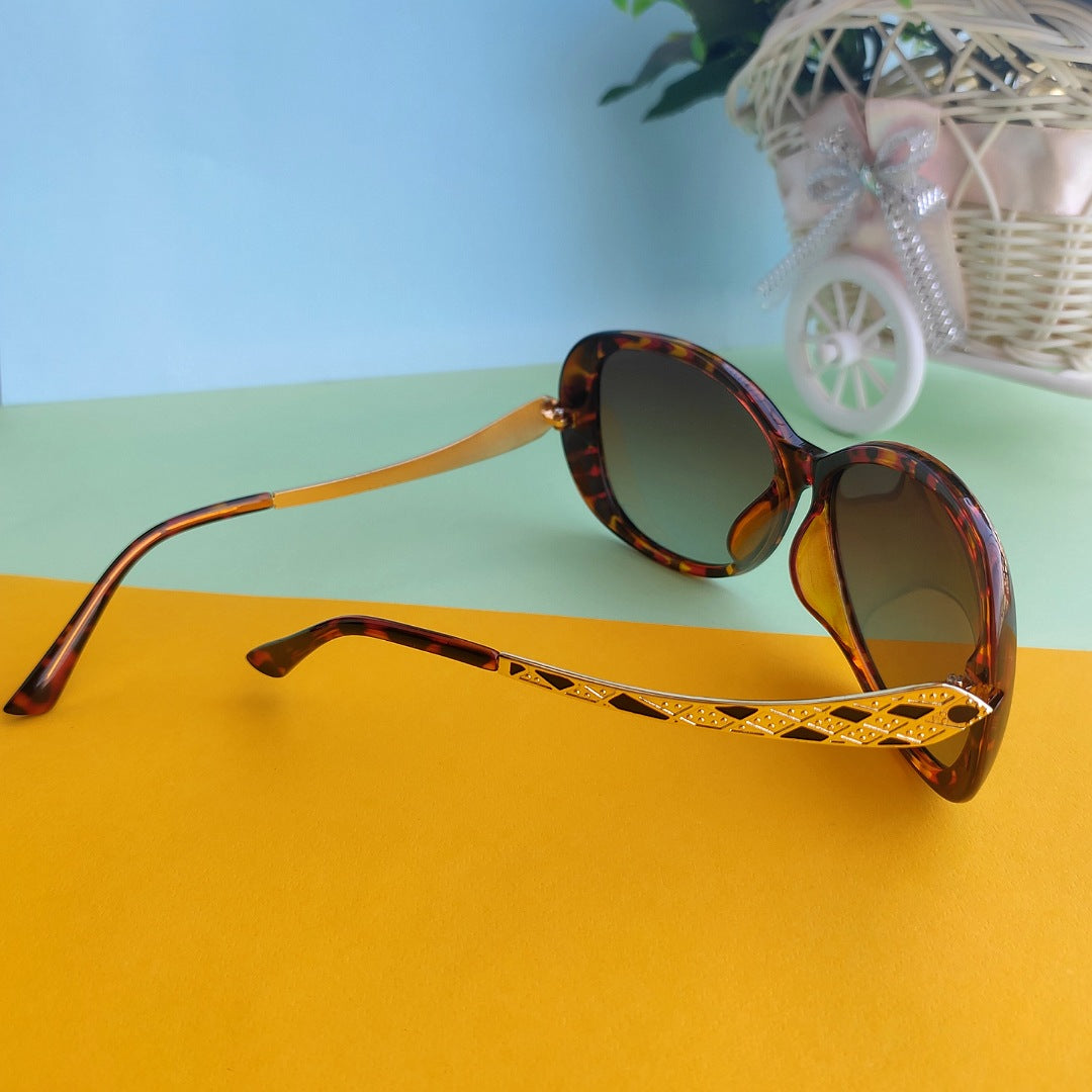 Polarized tiger print sunglasses for women best results in sunlight 100% UV protection