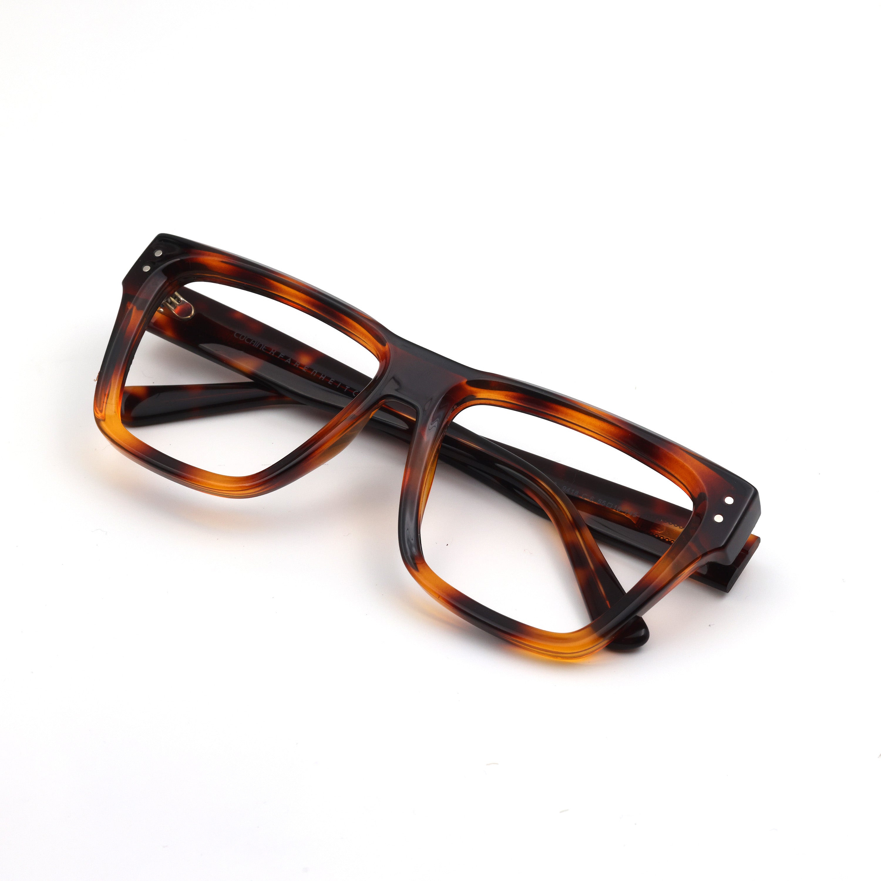 Tiger print oversized full frame| acetate frame