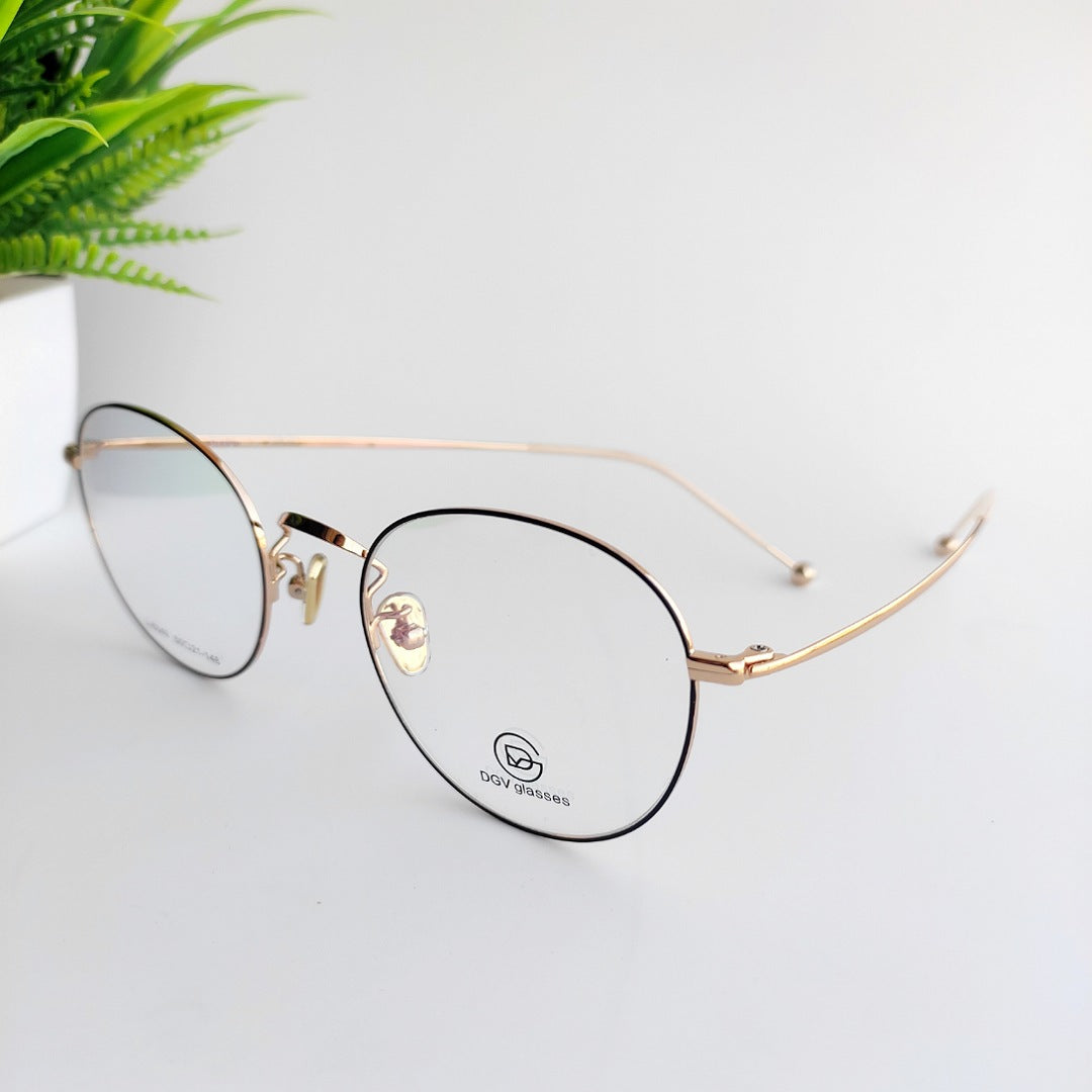 Titanium light weight golden & black frame