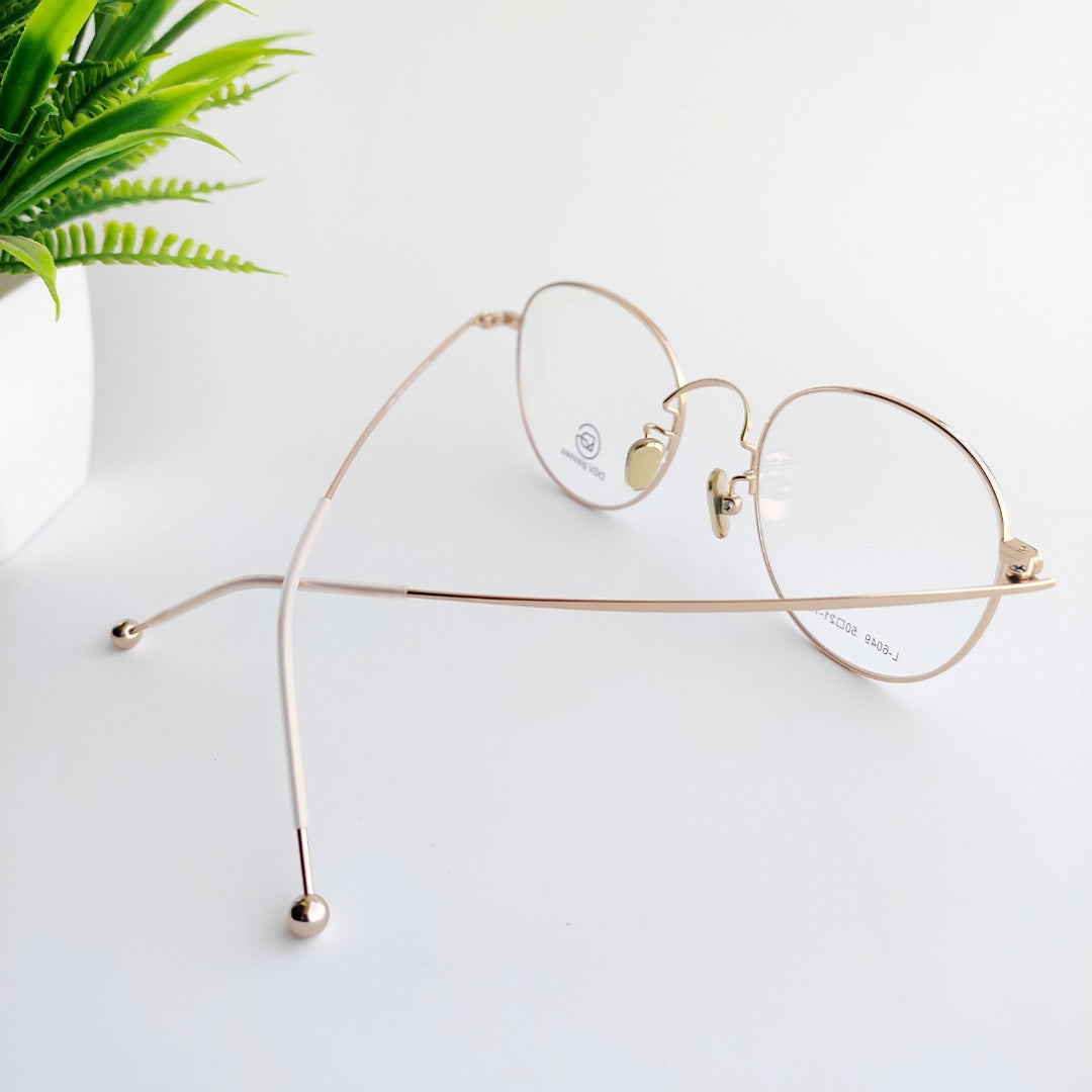Titanium light weight golden & black frame