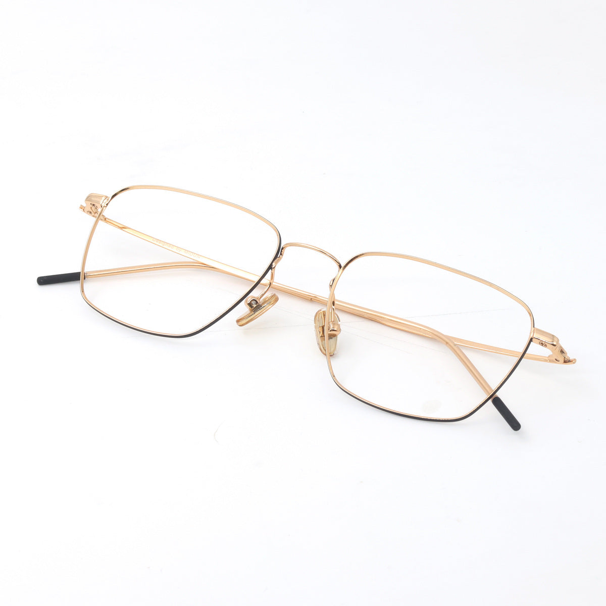 Ultra lightweight titanium White Gold & Black frame medium size