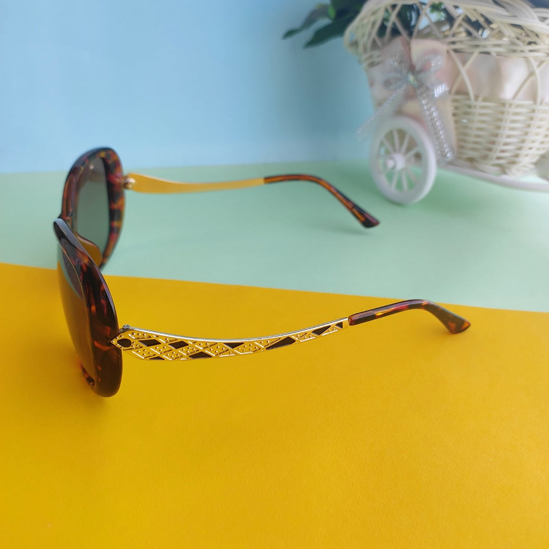 Polarized tiger print sunglasses for women best results in sunlight 100% UV protection