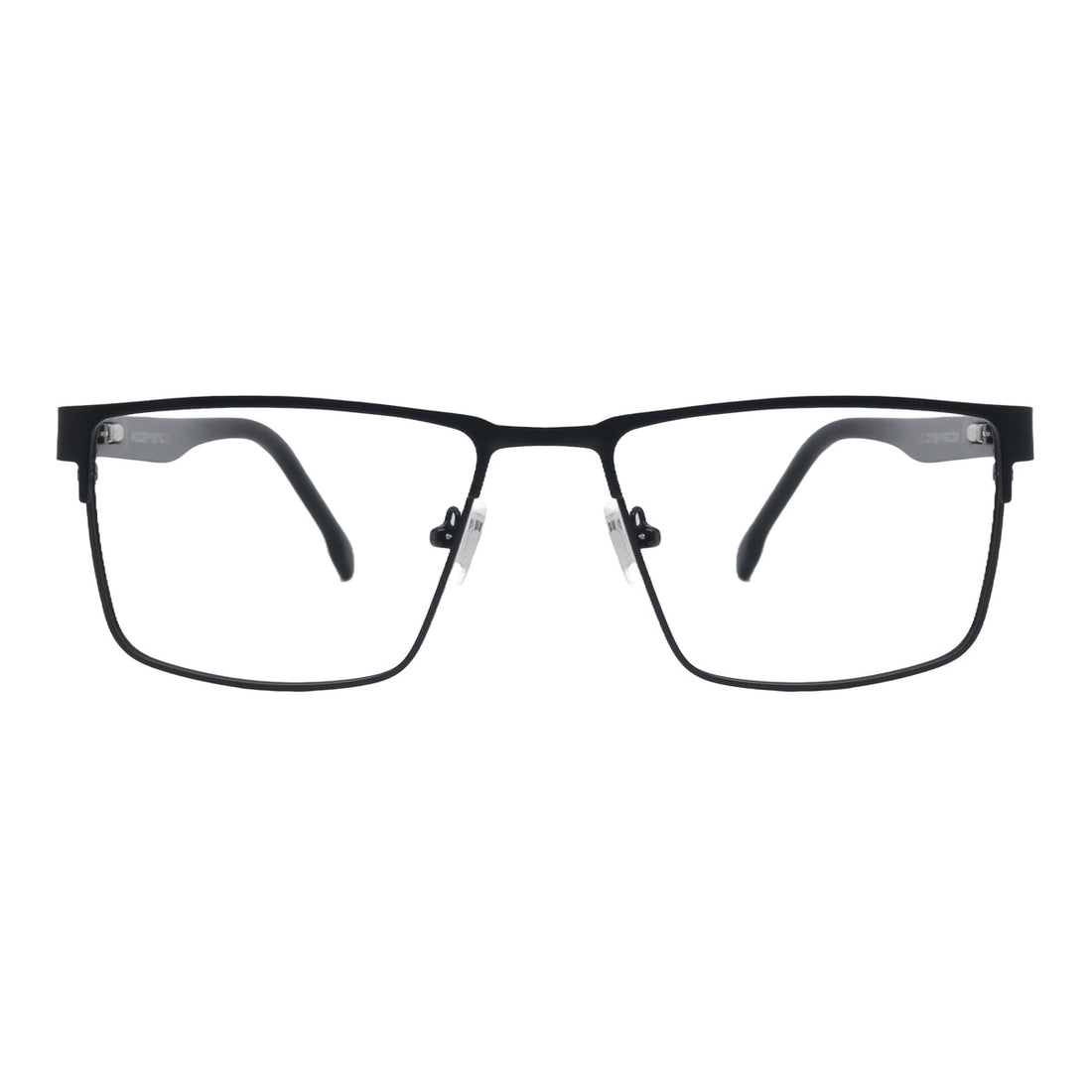 Metal Black Frame for men all ages. Side plastic coating