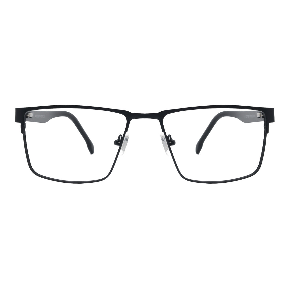 Metal Black Frame for men all ages. Side plastic coating