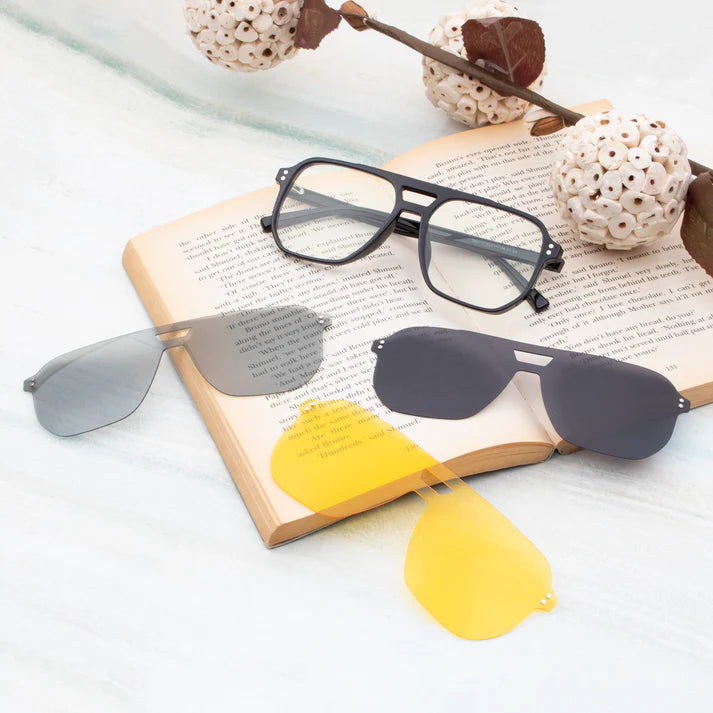 Clip on Sunglasses 3 in 1