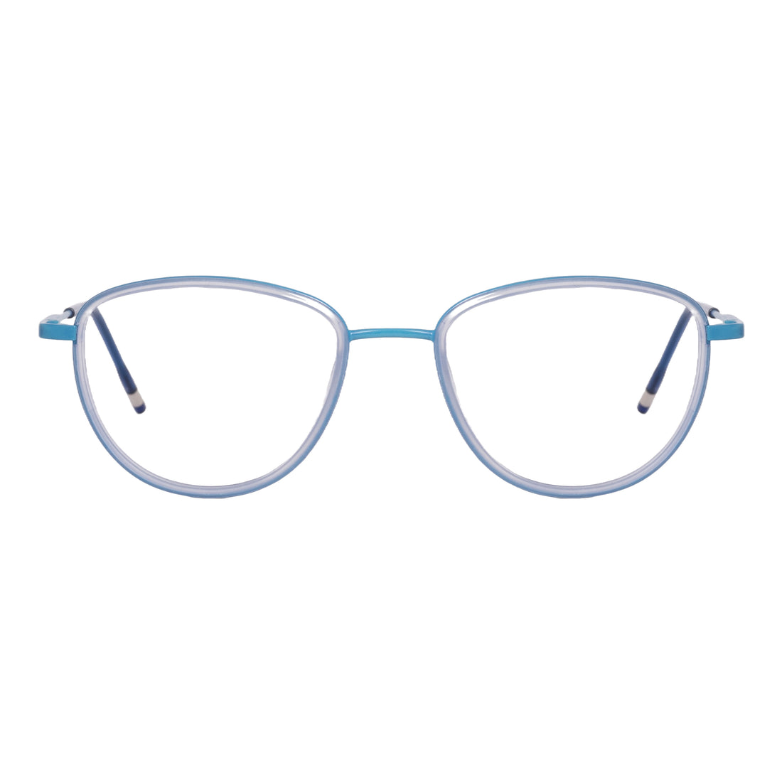 Matt Blue Cat Eye frame