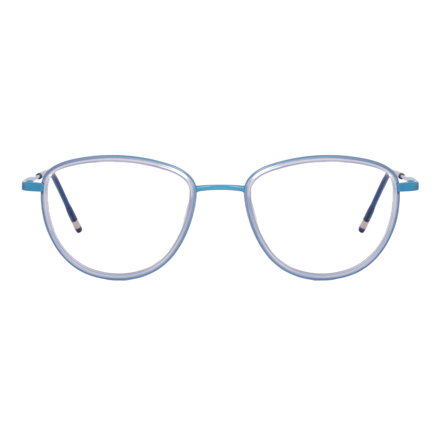 Matt Blue Cat Eye frame