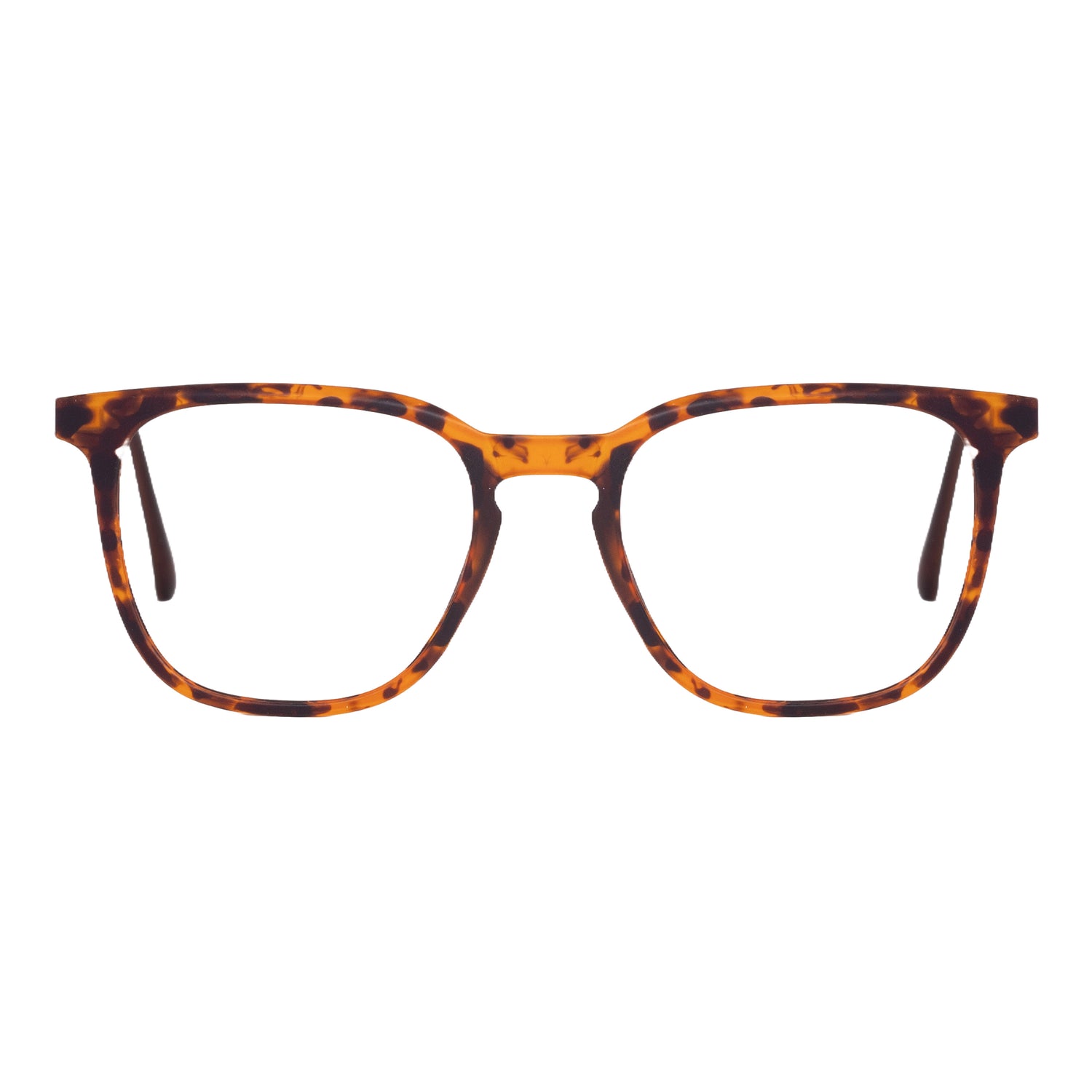 Tiger Print Matt Full Rim Square Frame