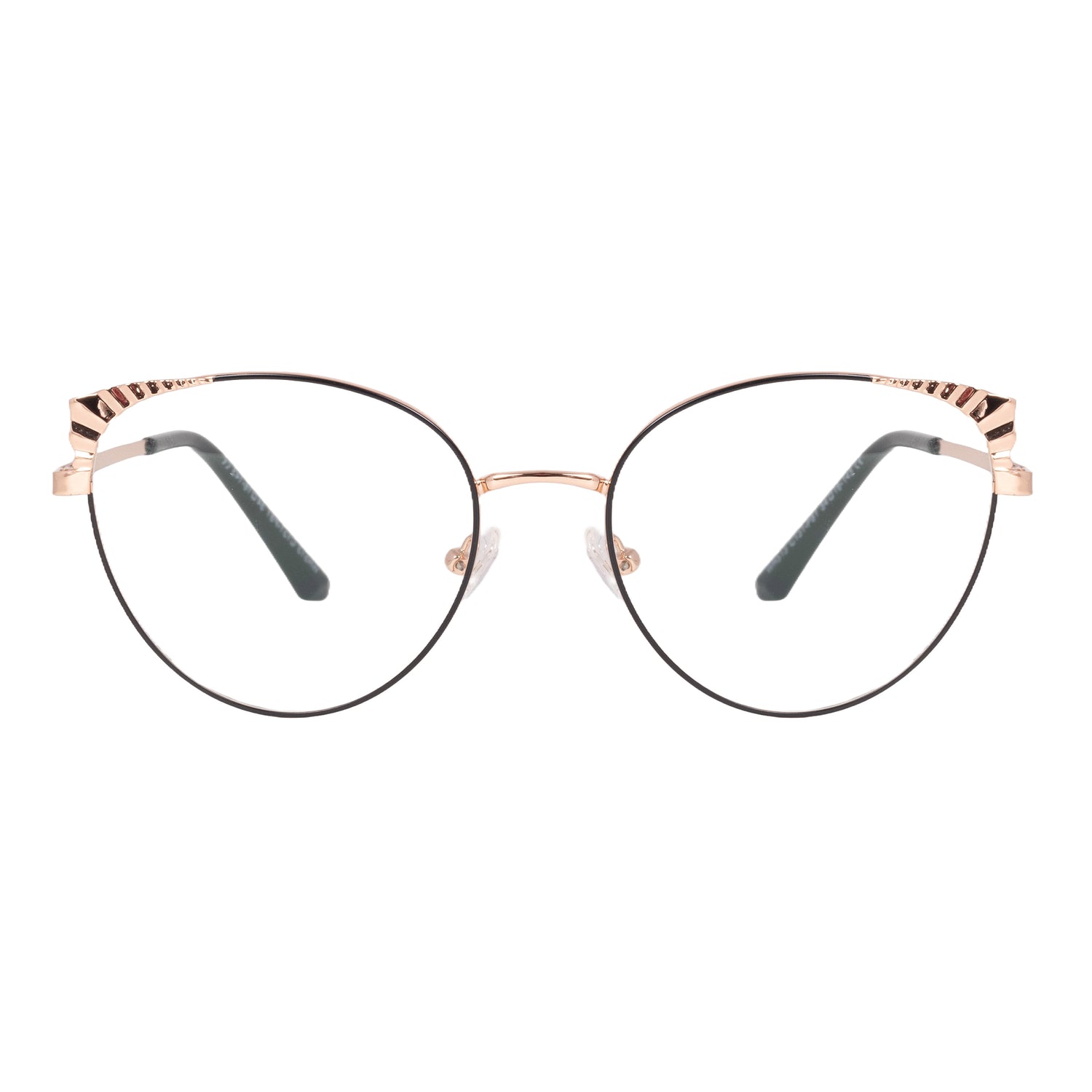 Golden &amp; Black Cat Eye Frame