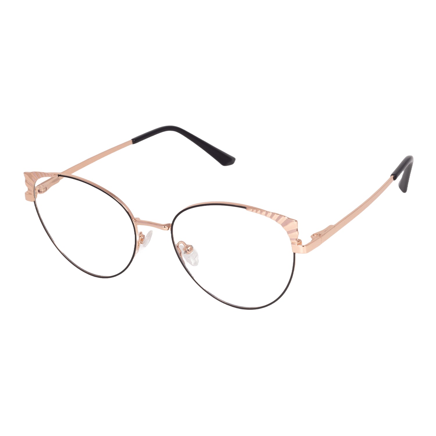 Golden &amp; Black Cat Eye Frame