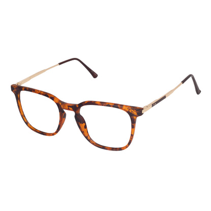 Tiger Print Matt Full Rim Square Frame