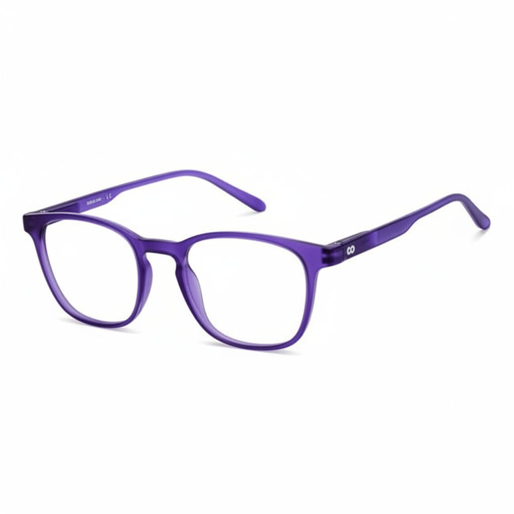 HUSTLR Full Rim Square Shape purple colour | As Seen On Shark Tank | For Men & Women |
