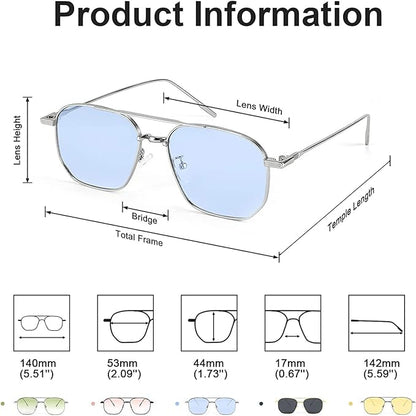 unisex Square Non-Polarization Sunglasses