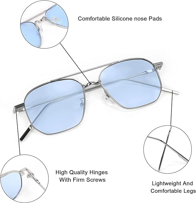 unisex Square Non-Polarization Sunglasses