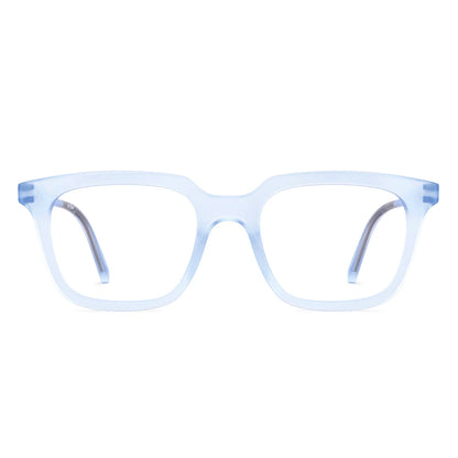 Hustlr frame squares Matt - Ice Blue for men &amp; women