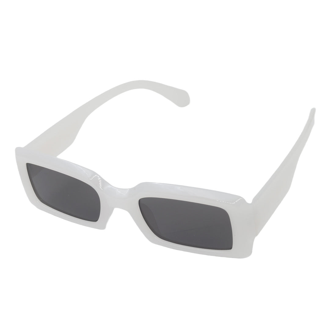 Stylish Rectangular Full White UV protection sunglasses for women