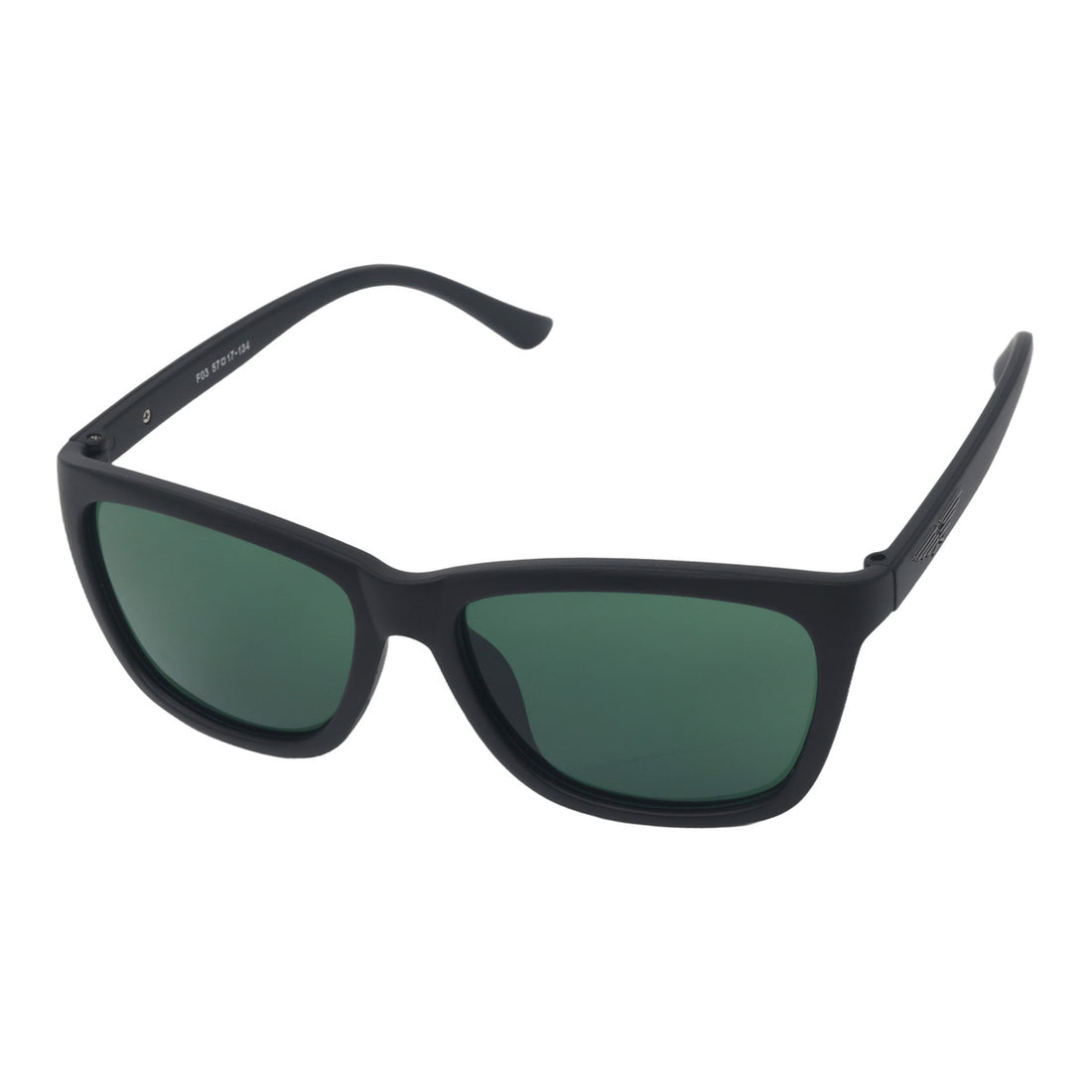 Black polorized sunglasses unisex design. Matt finishing