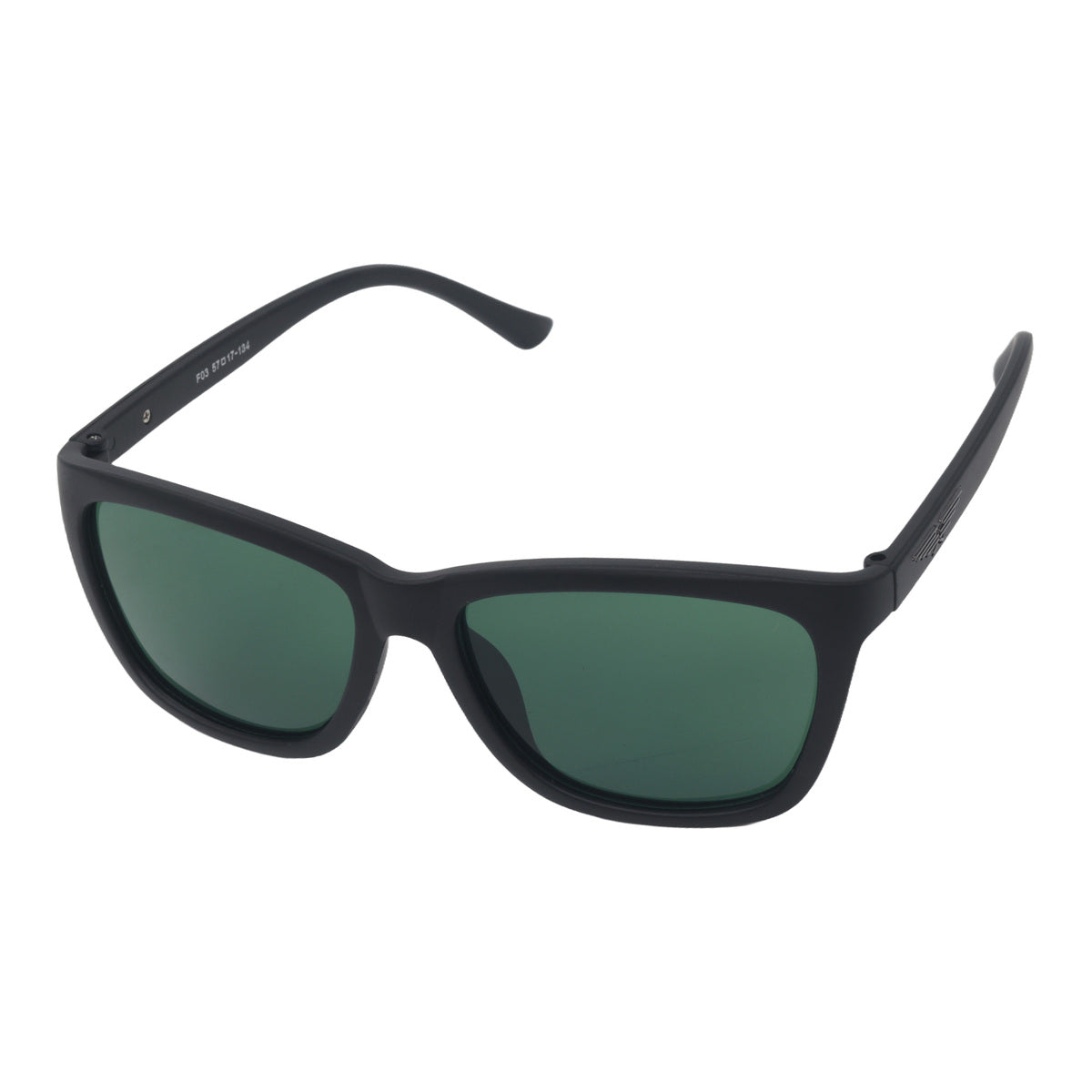 Black polorized sunglasses unisex design. Matt finishing