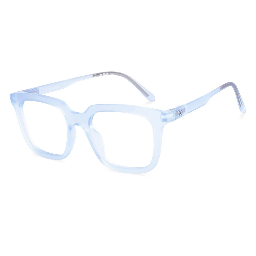 Hustlr frame squares Matt - Ice Blue for men & women