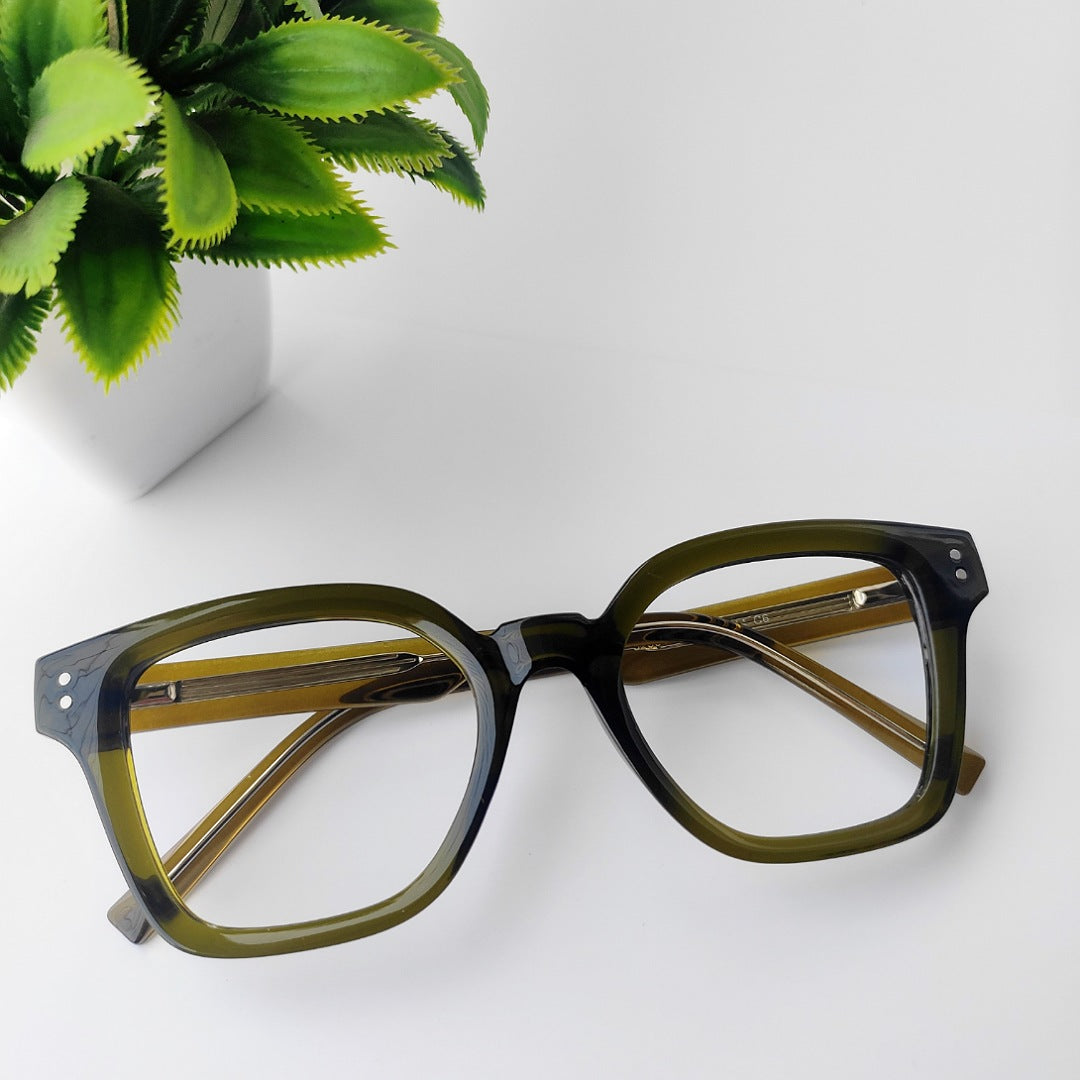Square shape sheet thick Full rim frame