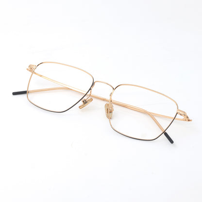Ultra lightweight titanium White Gold &amp; Black frame medium size