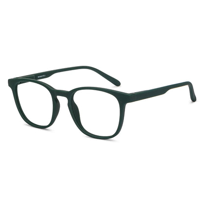 Military Green Full Rim Square  HUSTLR Frame for men &amp; women