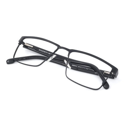 Metal Black Frame for men all ages. Side plastic coating