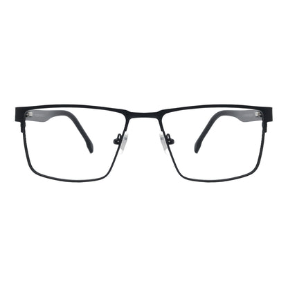 Metal Black Frame for men all ages. Side plastic coating